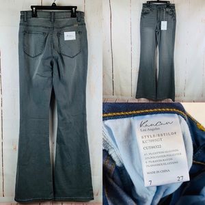 KanCan Jeans Flare Stretch Light Sanding Gray 7/27